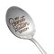 Stainless Steel Engraved Spoon with Gift Box, My Peanut Butter Spoon Personalized (7.8 Inches)
